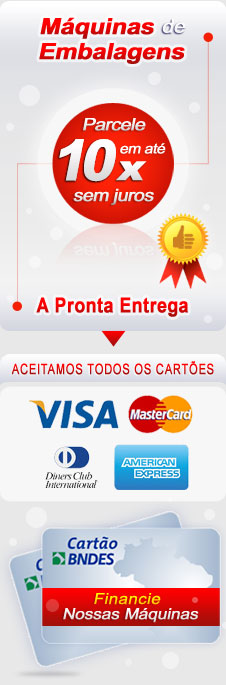 Máquinas em 10x sem juros